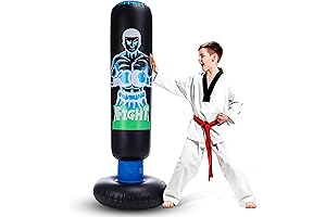 HealSmart Freestanding Boxing Kids Punching Bag with Stand