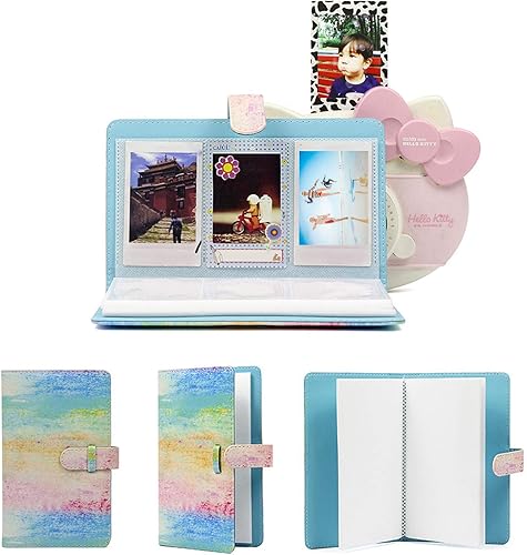 Miniatura 2 de Álbum de fotos de piel sintética de 96 bolsillos para Fujifilm Instax Mini 9 8 90 8+ 26 7s película instantánea Polaroid Snap Zip Z2300 PIC-300