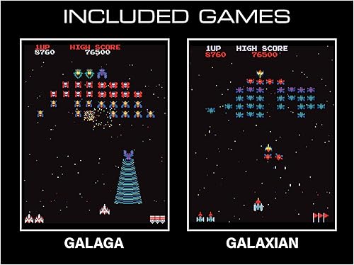 Miniatura 7 de My Arcade GalagaGalaxian Pocket Player Pro sistema de videojuegos portátil con 2 juegos, pantalla a color de 2.75", diseño ergonómico