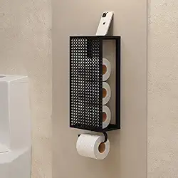 Porta Papel Higiênico de Parede com Fita Dupla Face