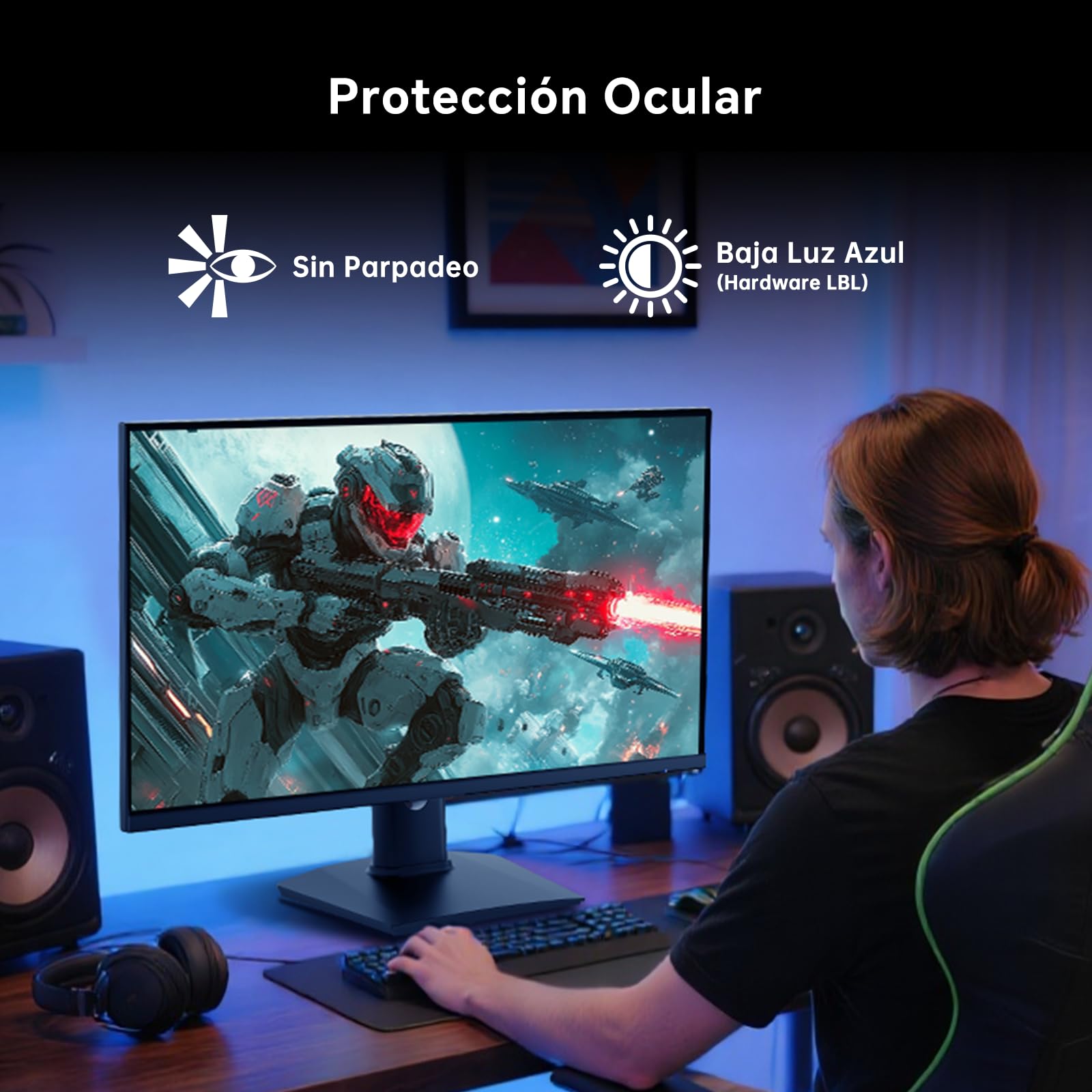 KTC Monitor Gaming 240Hz 27 Pulgadas | FHD@240Hz | Soporte Ajustable | Panel IPS rápido | 1ms (MPRT) | Brillo de 350 CD/㎡, HDR | Adaptive Sync | 97% DCI-P3, 99% sRGB, ΔE＜2 | H27F7