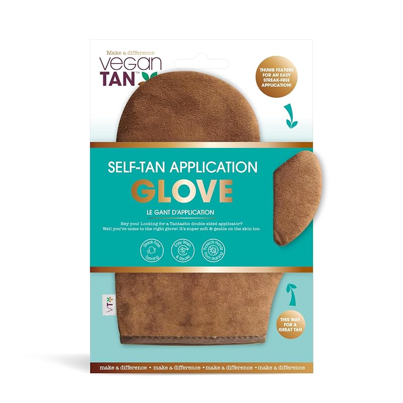 Luva dupla face reutilizável para aplicação de autobronzeador VeganTan