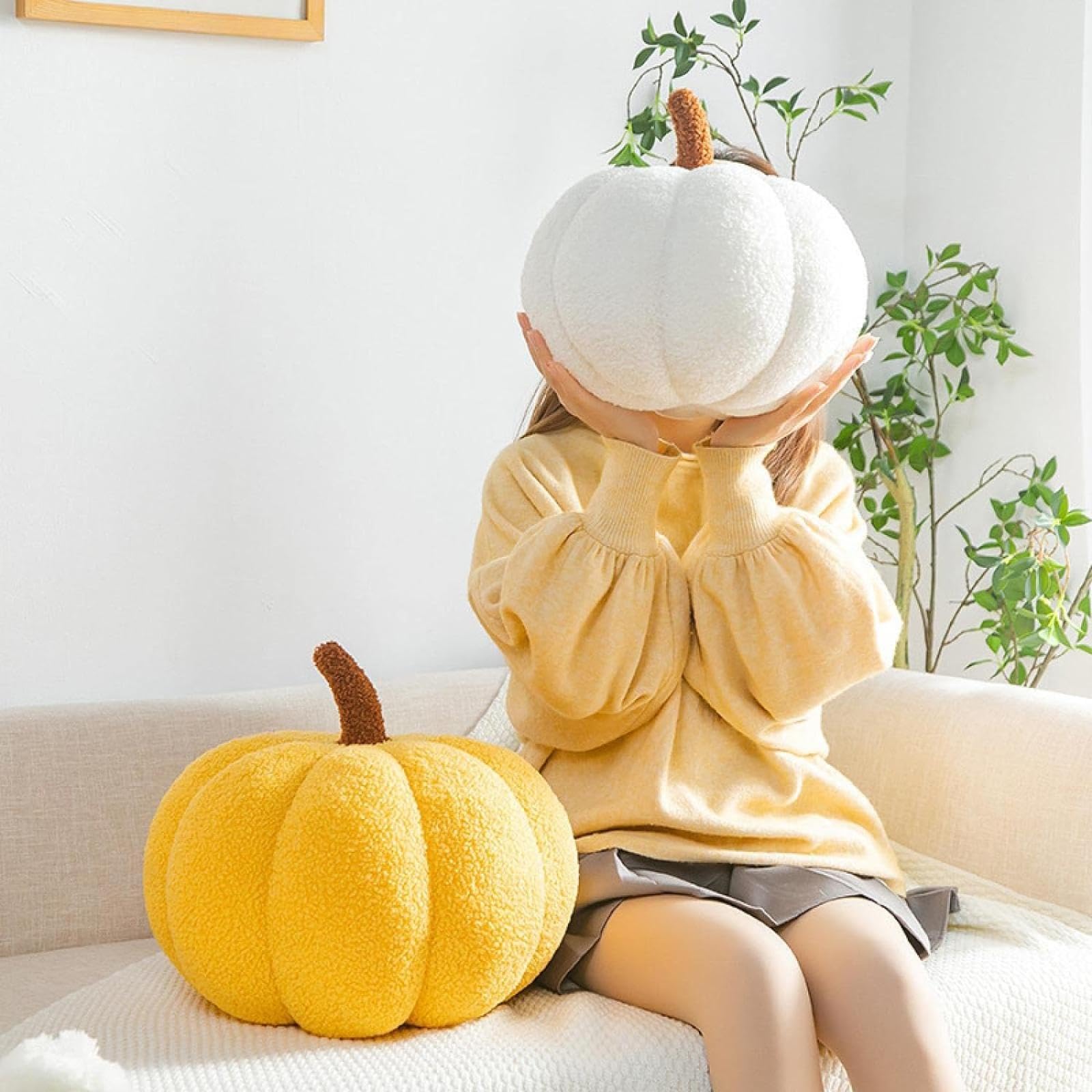 Amazon.co.jp: かぼちゃ ぬいぐるみ 抱き枕 かわいい ぬいぐるみ