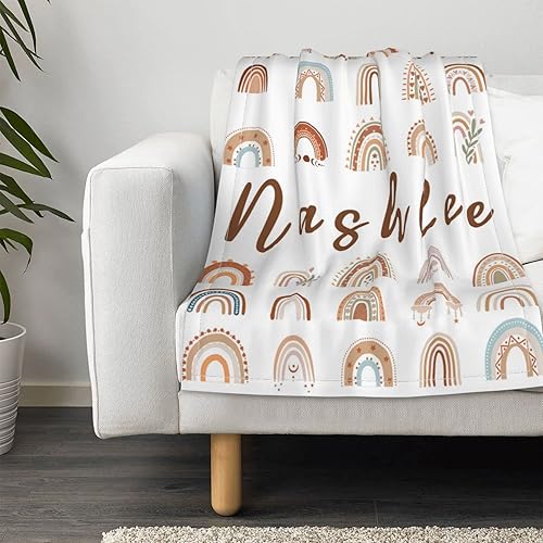 Miniatura 6 de Tinyots Regalos personalizados para bebés, mantas de bebé personalizadas para niñas y niños, mantas de bebé personalizadas para niñas, mantas de