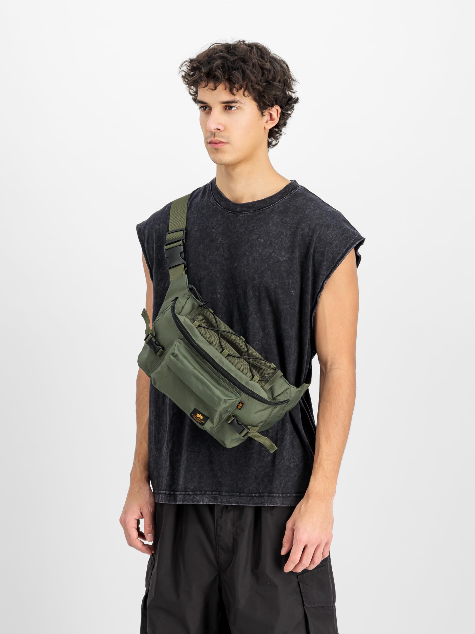 Alpha Industries Unisex Combat 8L Sac Banane Dark Olive