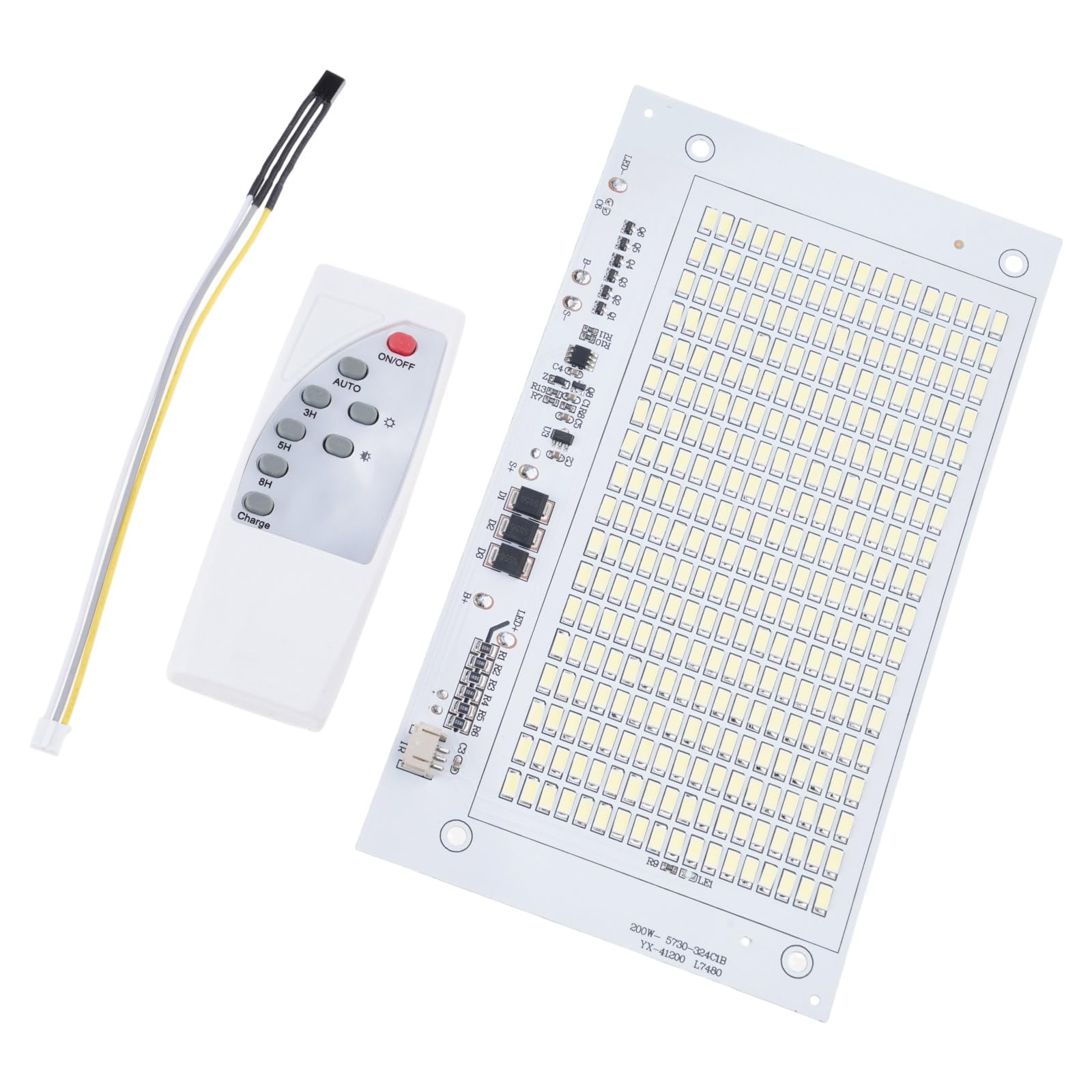 25W / 40W / 60W / 100W / 200W LED Solar Lighting Control Panel Board Lamp Integrated Board with Remote for Outdoor Landscape Light High Brightness with Timer / Remote for Outdoor Landscape Lighting