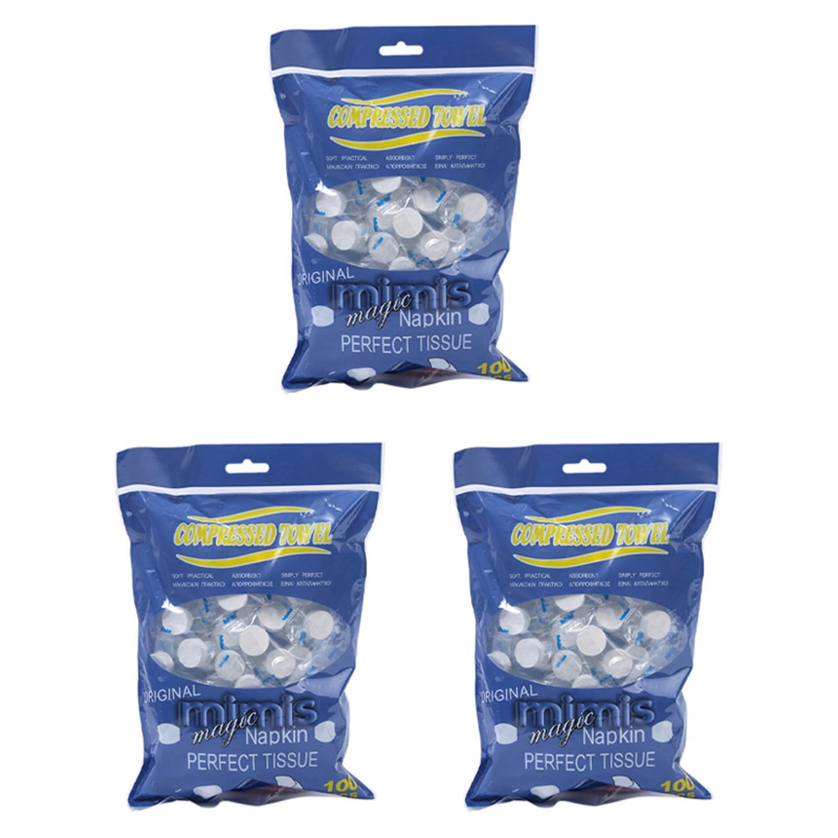 Vjsujehgy 300Pcs Disposable Compressed Towels Tablet Capsules Washcloth Travel Camping