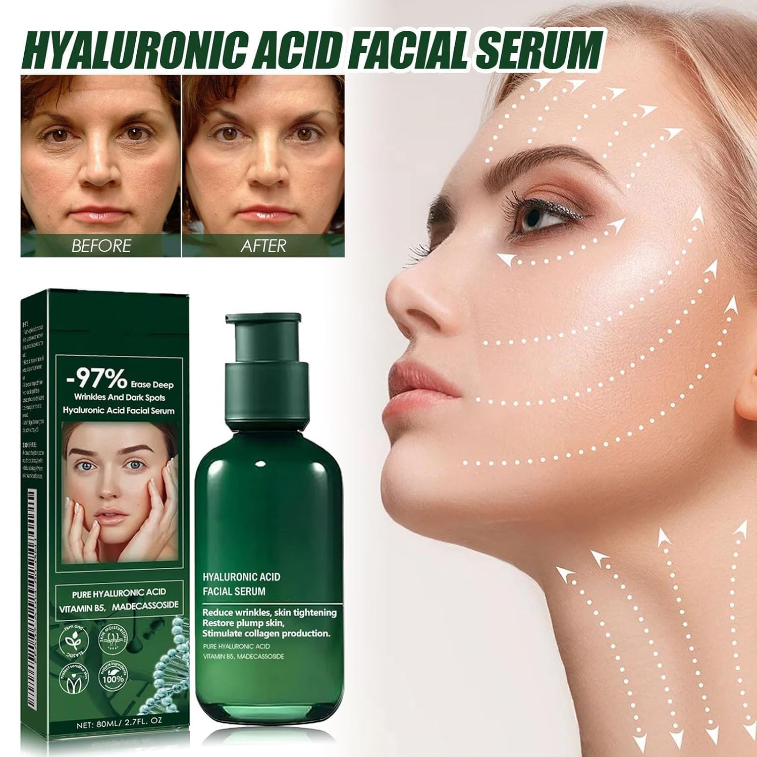 2PCS Fubsta Skin Firming Rejuvenating Serum, Fubsta Rejuvenating Serum, Fubsta Serum For All Skin Types, Lifting And Firming, Refreshing And Non-Sticky - Image 3