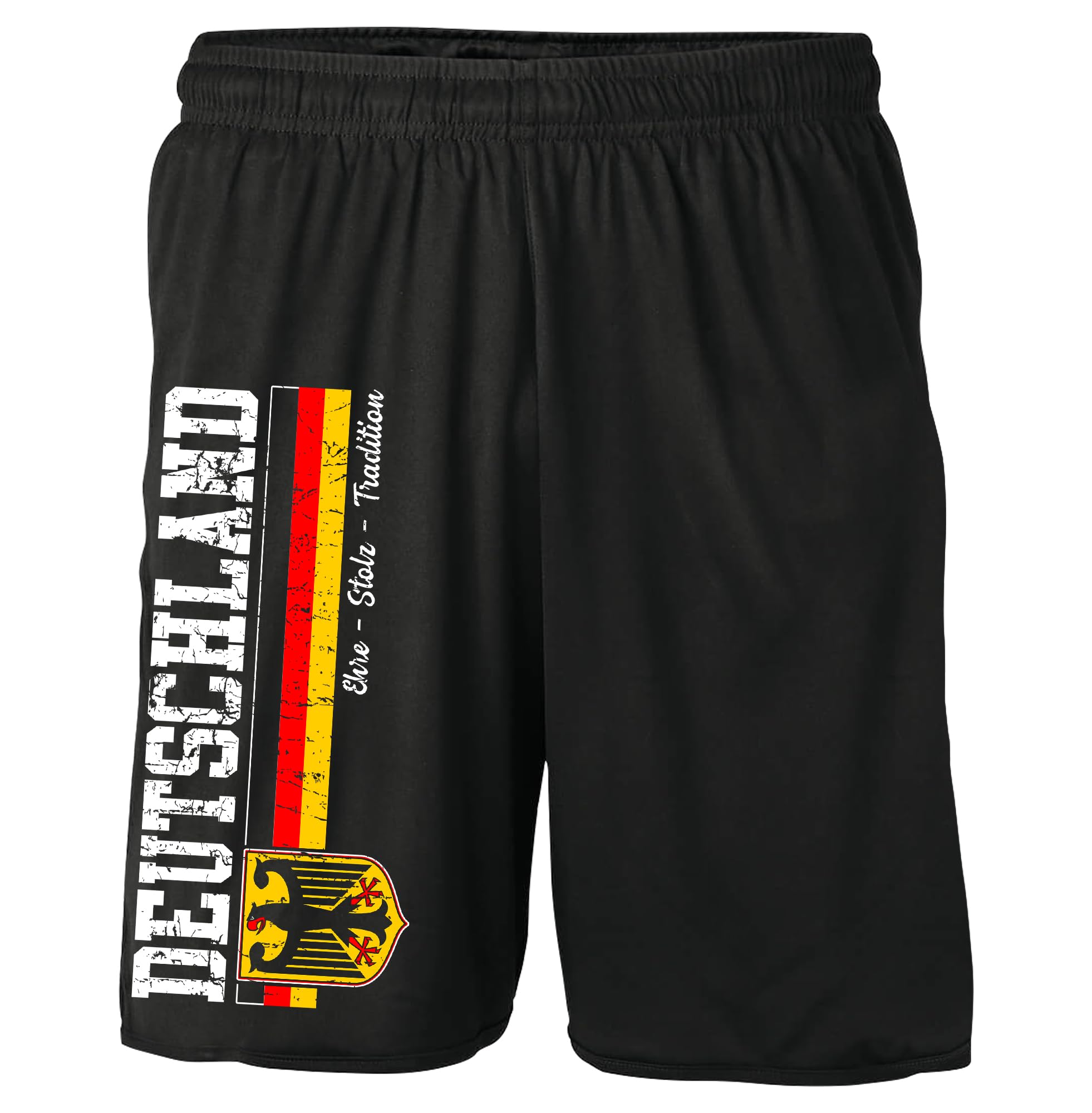 Deutschland Shorts | Kurze Hose Fußball Fanartikel Sport Deutschlandfan German Adler | M14