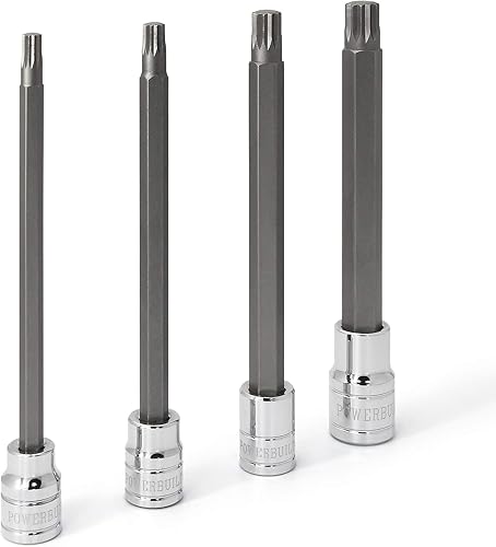 Powerbuilt 648889 Juego de llaves hexagonales de alcance extendido, 4 piezas