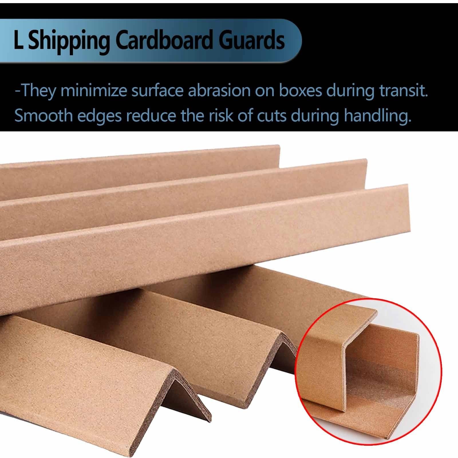 Kantenschutz aus Karton, leicht zu schneiden, Versand und Verpackung, robuster Kantenschutz für sicheres Bewegen, 10 Stück, perfekt für Schutz und Ladungsstabilität