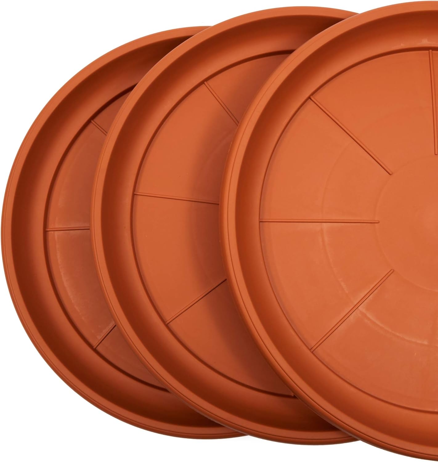 Juvale Round Plant Saucer Drip Trays (17.5 in, 4-Pack) : Garden & Outdoor