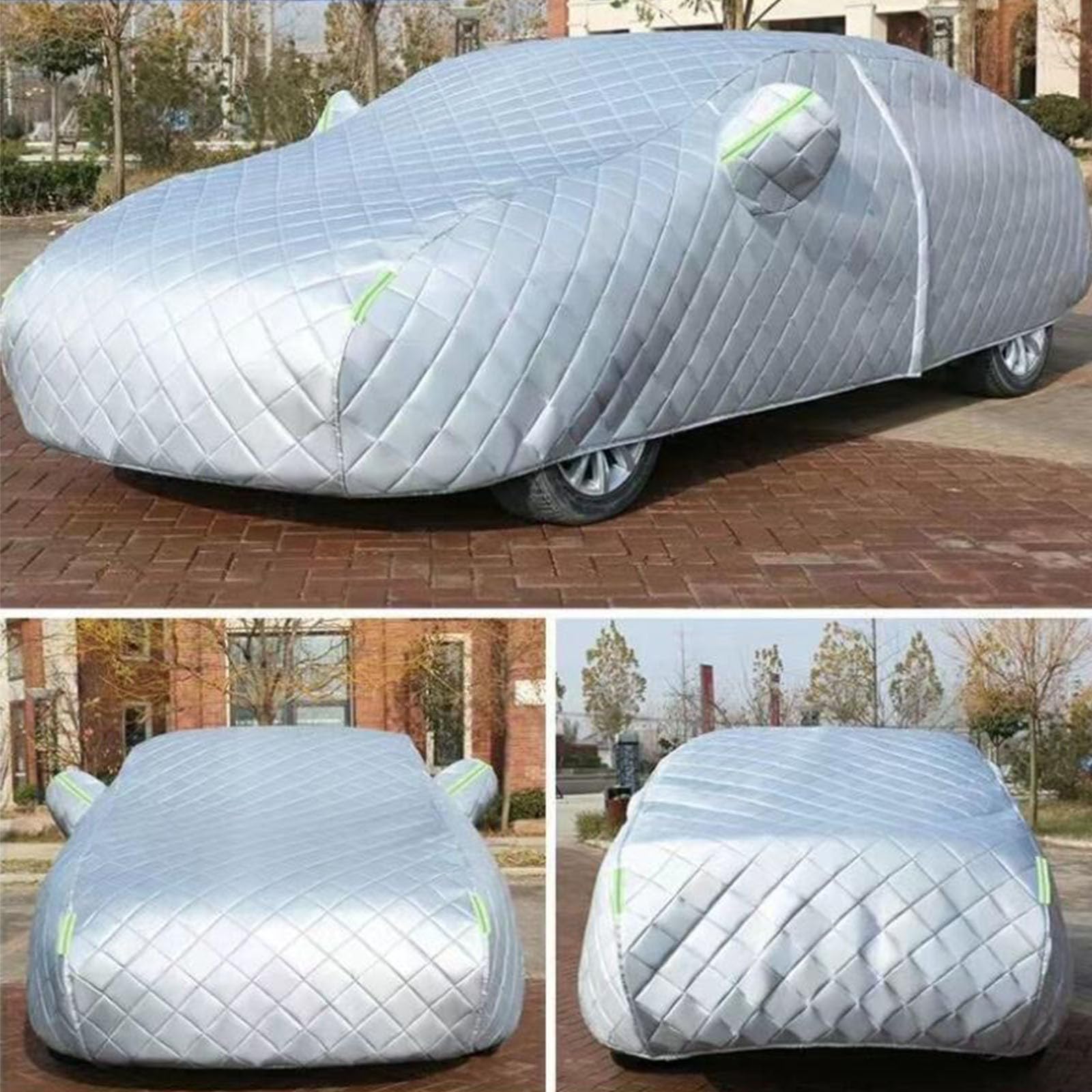 Funda Coche Antigranizo para Volkswage Golf I Cabriolet 1979-1993,Cubre Coche Exterior Cubierta Impermeable al Aire Libre Invierno Transpirable Resistente