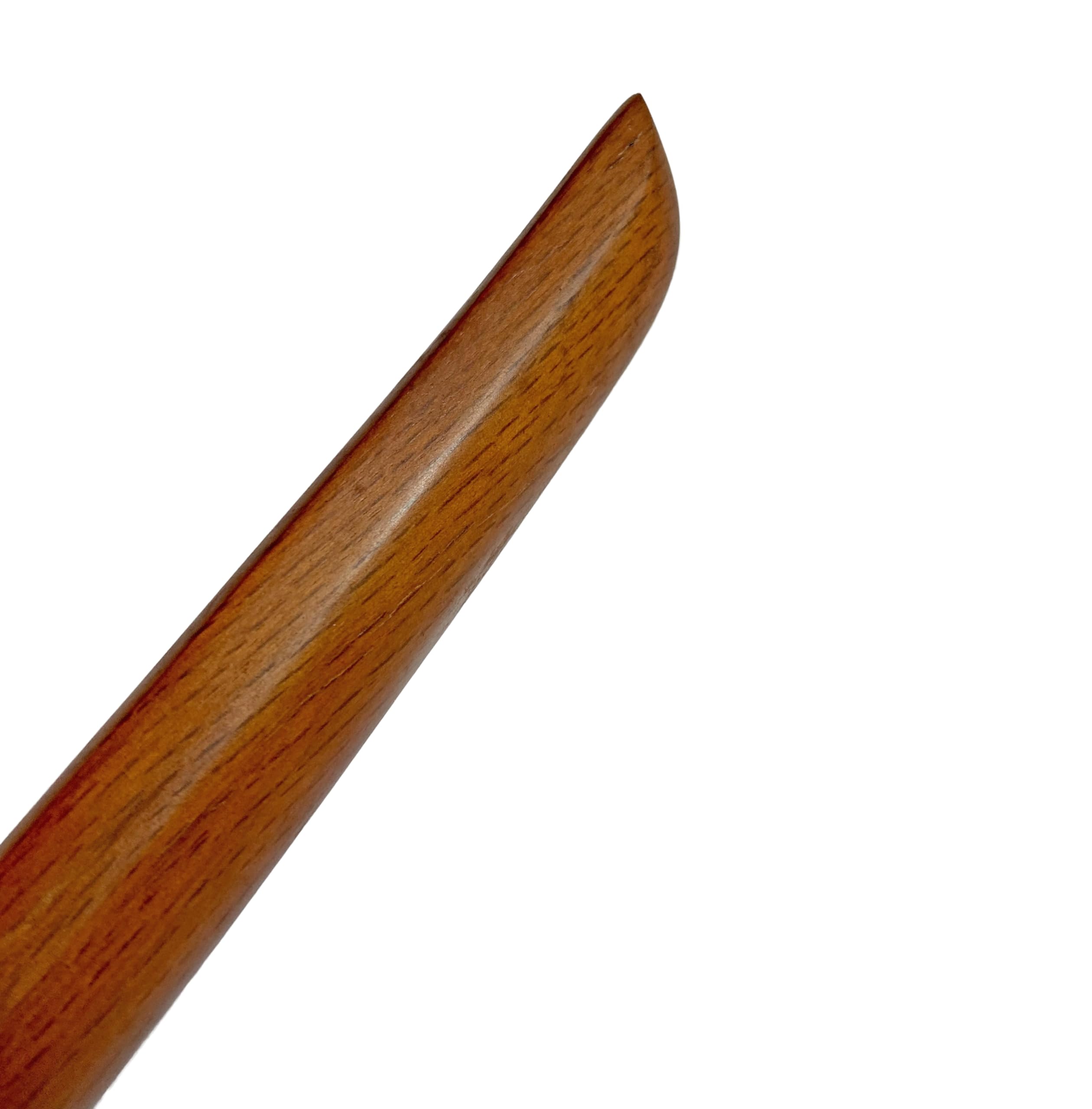 Shoto en Chêne Rouge - 54 cm avec Tsuba - Épée Courte Japonaise en Bois pour Aikido, Iaido, Kempo, Kobudo, Arts Martiaux - Entraînement