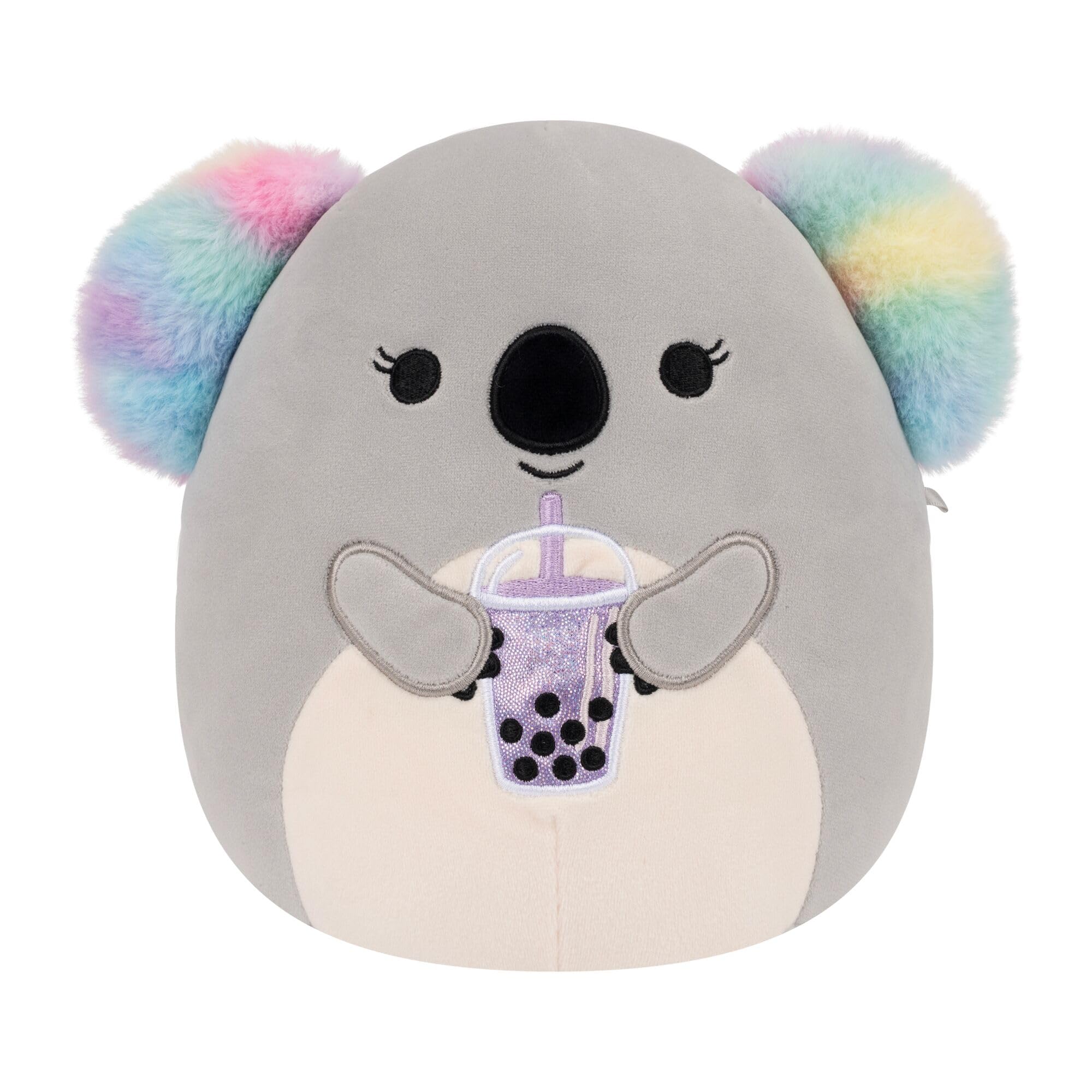 Squishmallows Original 7.5-Inch Doxana the Grey Koala Holding Boba — image 1