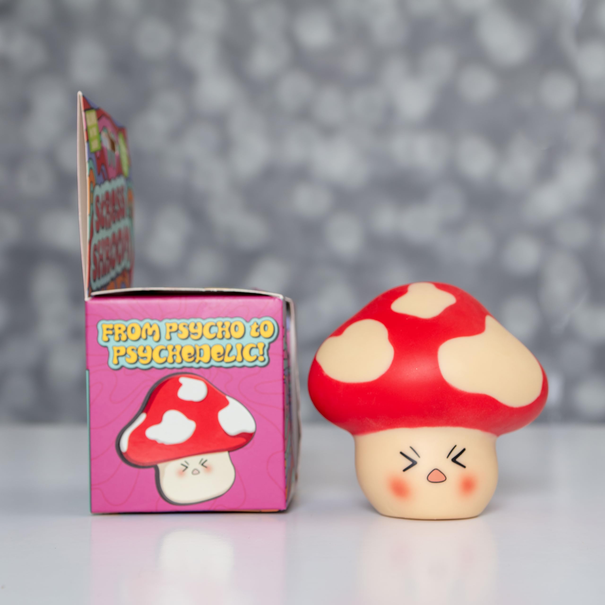 Boxer Gifts Stress Shroom Mushroom Themed Stress Toys | Squishy Stress Balls For Adults & Teenagers - Helps With Anxiety Relief - Office Desk Toy | Fun Secret Santa For Colleagues