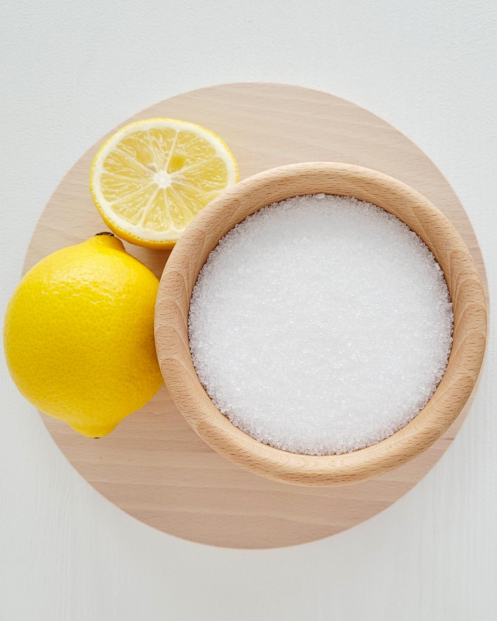 Natron Pulver 1kg + Zitronensäure 1kg 2er Set in Lebensmittelqualität - ideal zum Backen - für den Garten - Natronpulver + Citronensäure zum Waschen von Obst und Gemüse