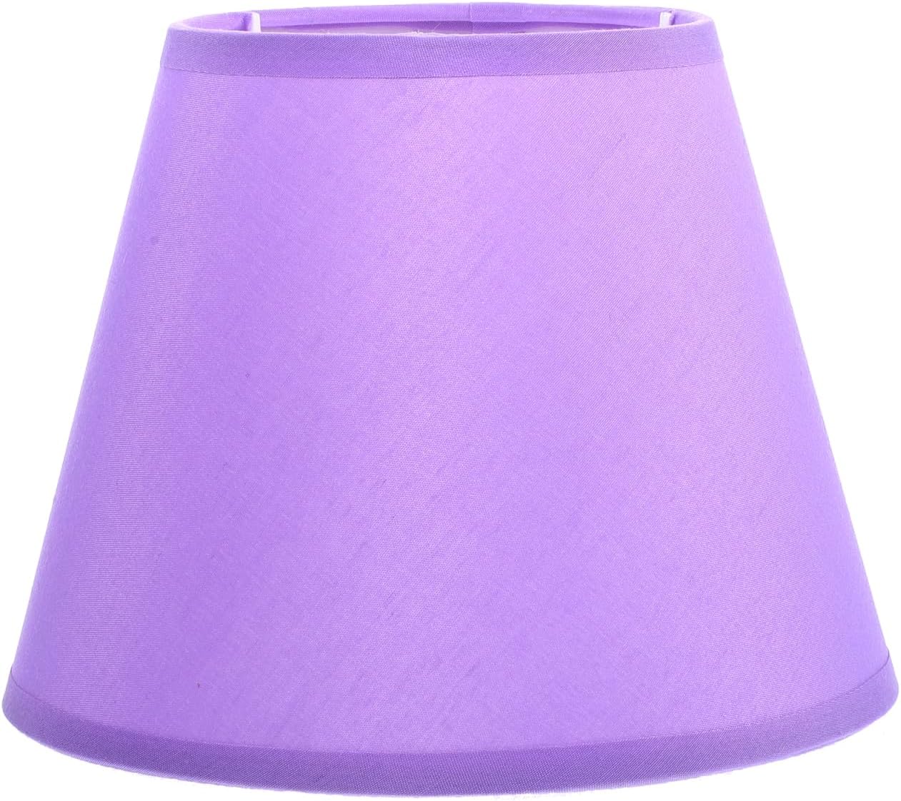 Fabric Table Lampshade - Decorative Bell Lamp Cover Holder Household Drum Lampshade Replacement for Table and Floor Lighting
