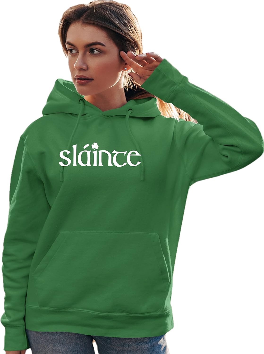 Go All Out Slainte Irish Cheers St Patricks Day Gift Mens Women Youth Sweatshirt Hoodie