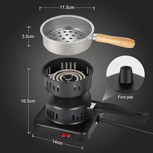 Miniatura 2 de DOBENICE Arrancador de carbón multipropósito - Quemador de carbón Placa caliente Estufa eléctrica Coco Starter