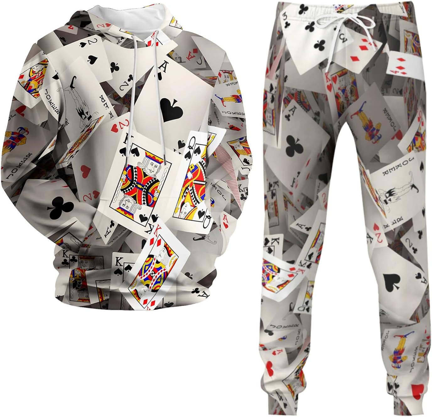 Black Forest Mens Hoodie Pant Set 3D Print Hooded Sweatshirt Sweatpant Suit 2 Piece Tracksuit Set for Women Youth