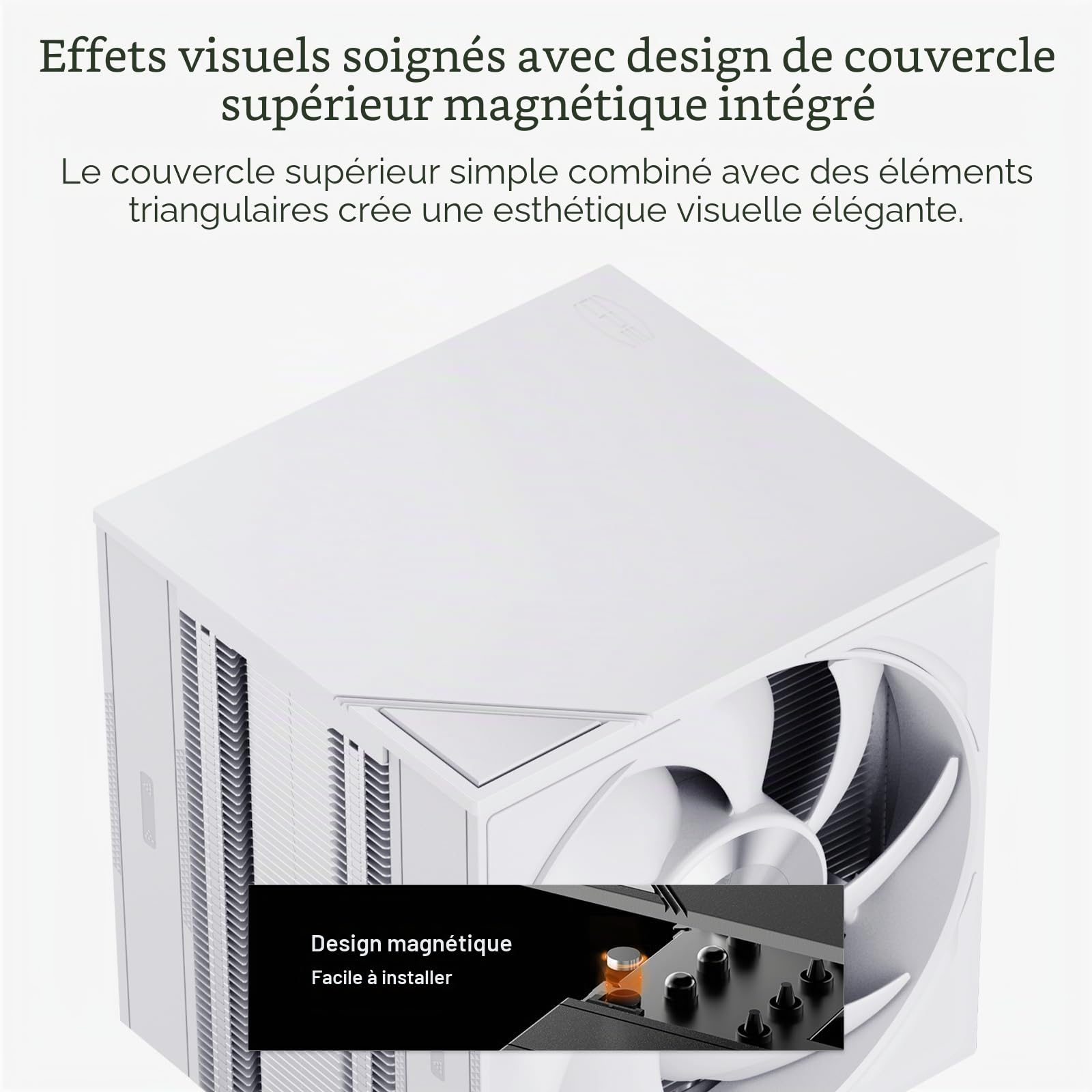 PCCOOLER RZ700D Refroidisseur CPU TDP 270W, 7 Heatpipes