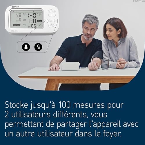 OMRON X7 Smart AFib Tensiomètre bras connecté, Tensiomètre bras connecté - 4