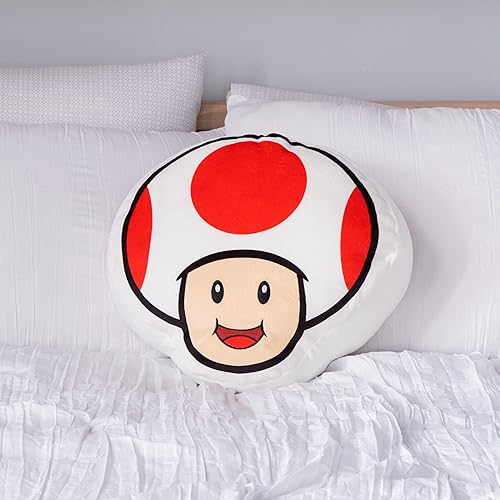 Miniatura 7 de Club Mocchi Mocchi - Peluche de Nintendo Super Mario, peluche de sapo, peluches blandos coleccionables, 15 pulgadas