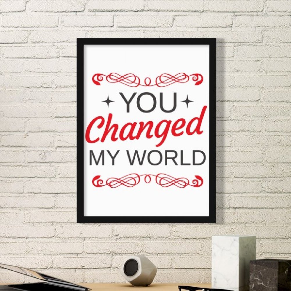 Cadre photo noir DIYthinker illustration étoiles et courbes Saint Valentin