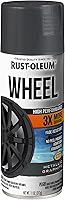 Vista 16 de Rust-Oleum 366438 Pintura en aerosol de alto rendimiento para ruedas, 11 onzas, color negro mate