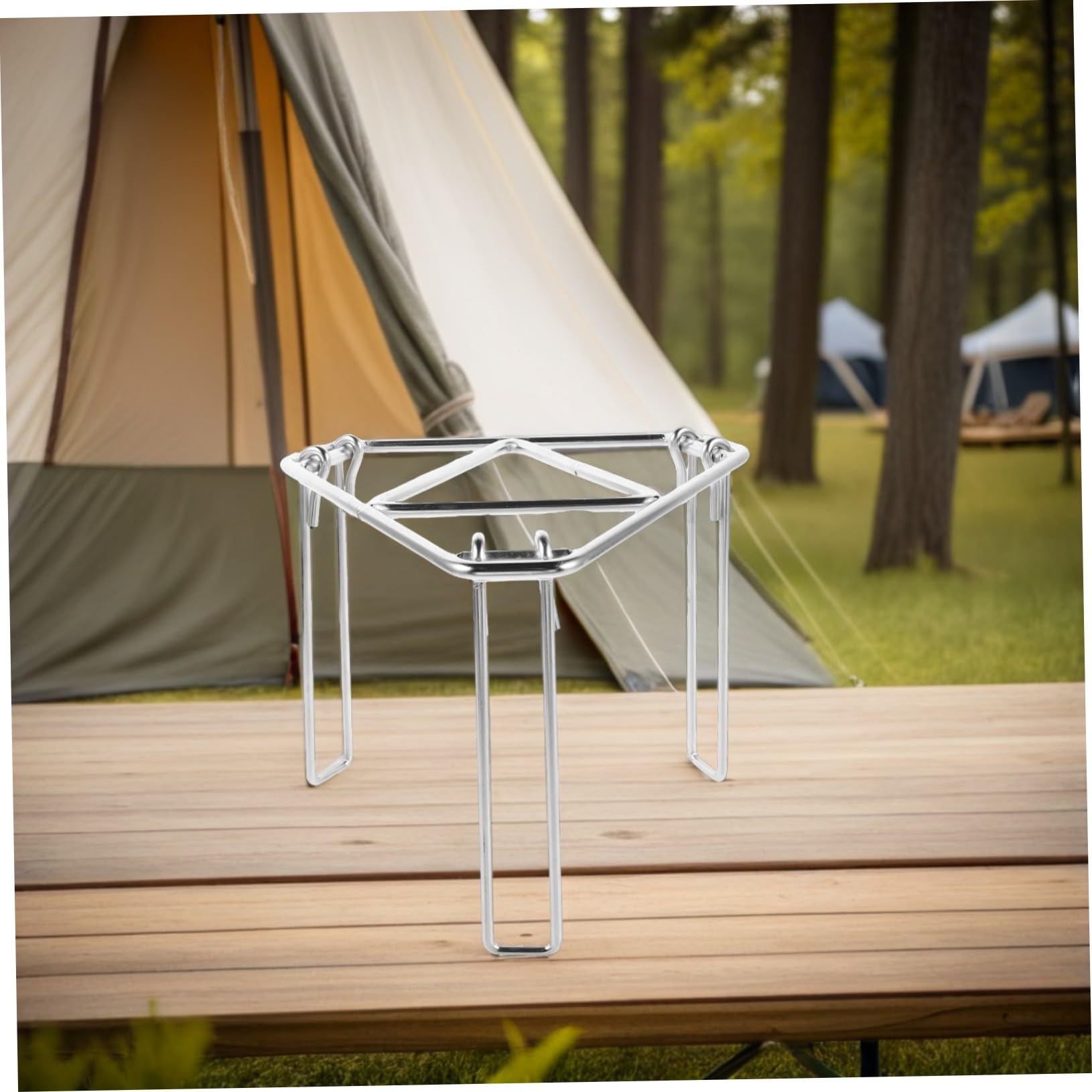 Trípode para Parrilla de Cocina al Aire Libre Portátil Plegable