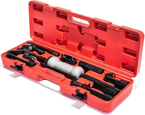 Vista 7 de XtremepowerUS Martillo deslizante automotriz para eje extractor de rodamiento de rueda trasera con adaptadores de mordaza de acero Cr-V