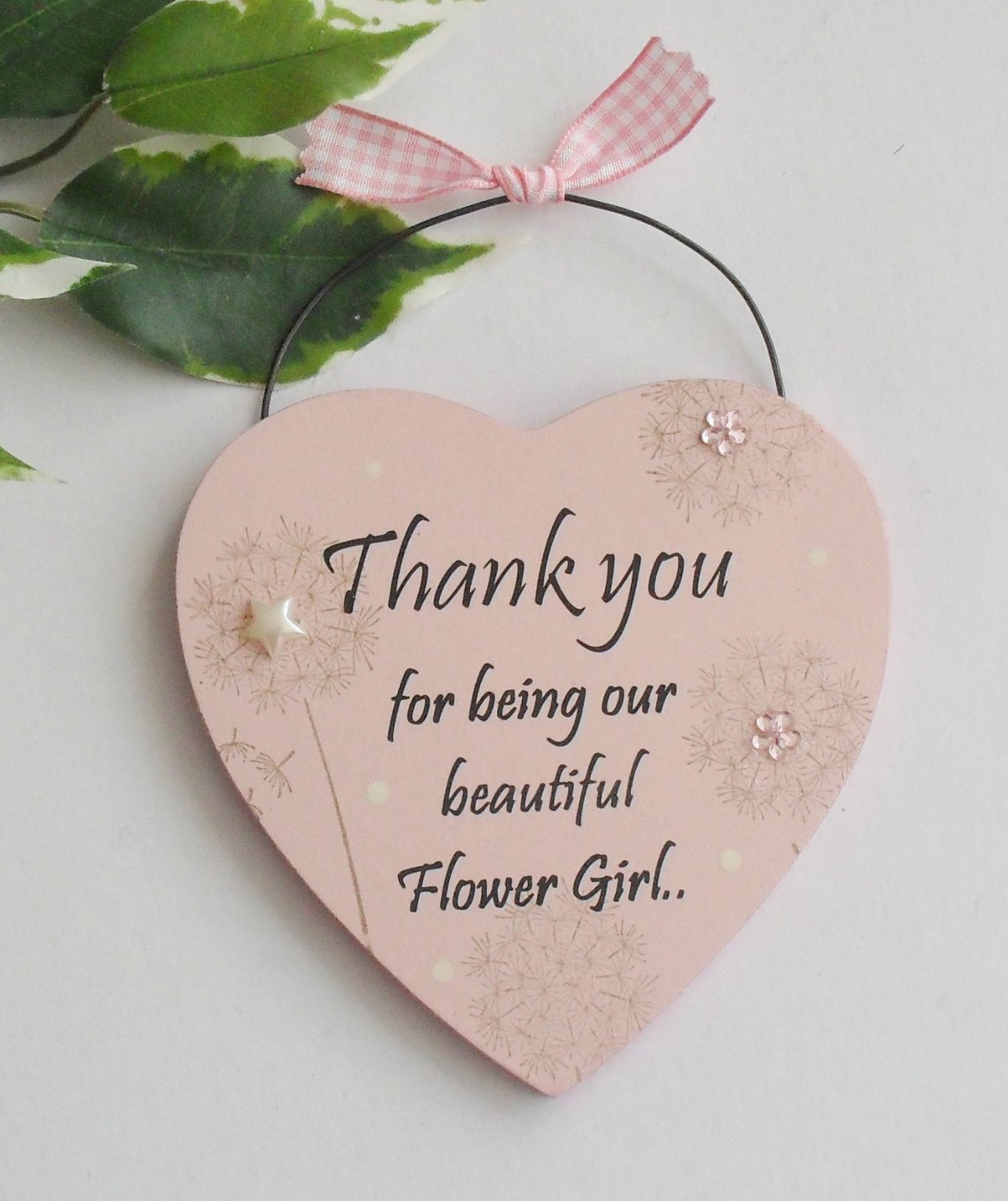 thank you for being our flower girl