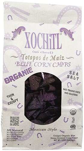 Xochitl Organic Blue Corn Tortilla Chips 12 oz