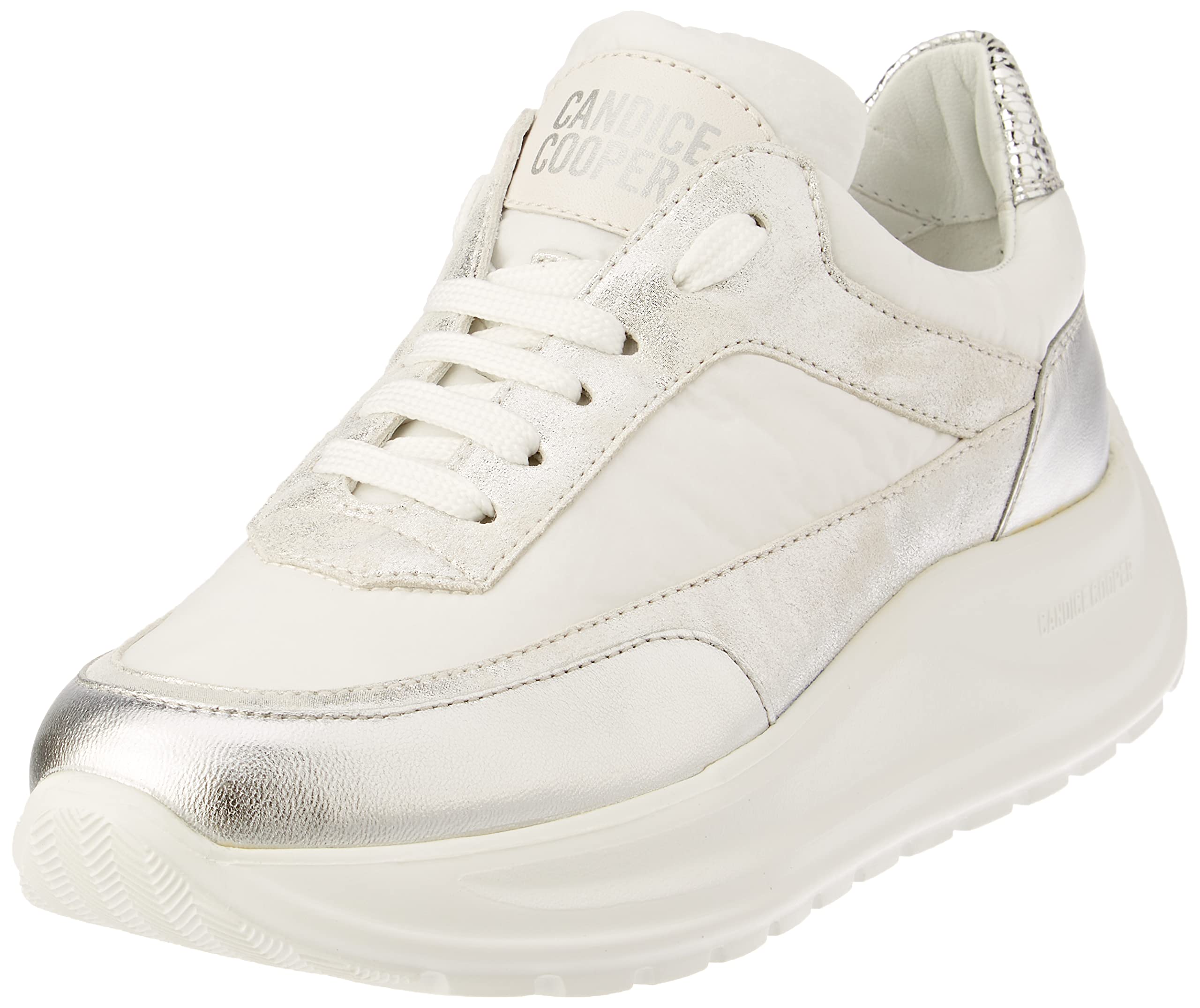 Candice Cooper Women's Spark One Oxford Shoe, Silver, 43 EU