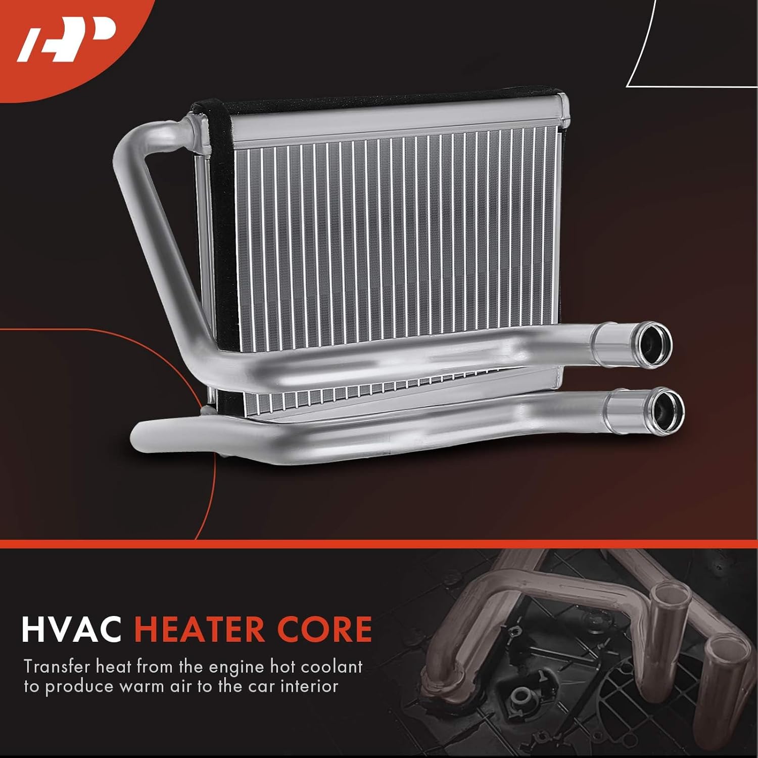 A-Premium Front HVAC Heater Core Compatible with Hyundai Tucson 2005-2009 & Kia Sportage 2005-2010, 2.0L 2.7L, Replace# 971382E150