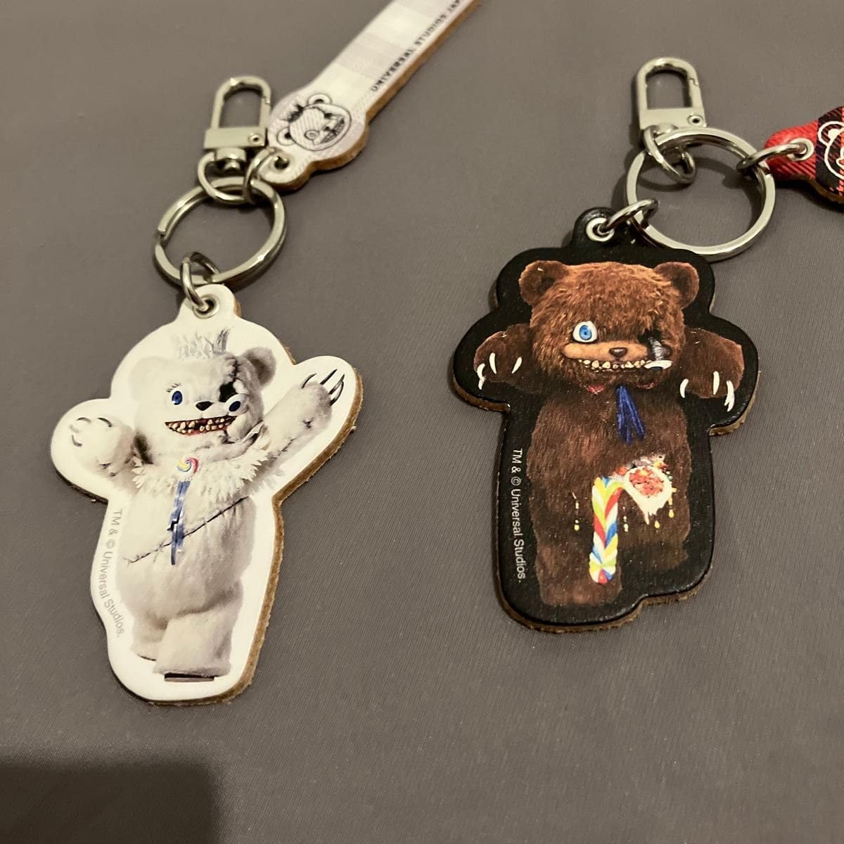 USJ　ユニバ　ハミクマ　 レザーキーホルダー　チャーム　 3点セット USJ ユニバ ハミクマ レザーキーホルダー チャーム 2点セット