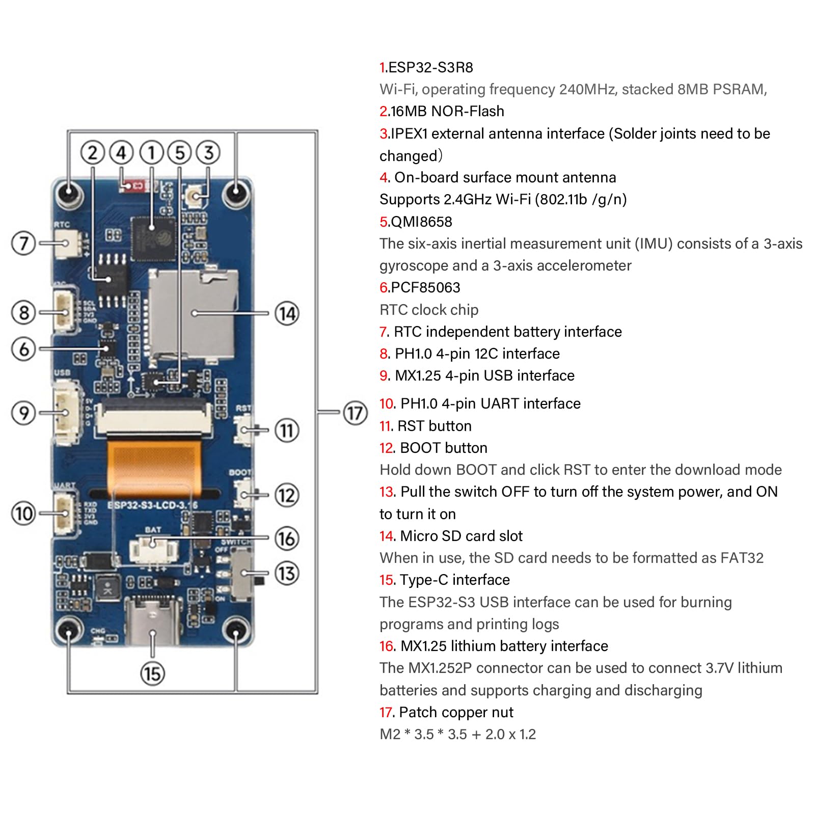 Scheda avanzata con display a colori 64K Pulsante di avvio programmabile e interfacce multiple periferiche Opzione Scheda di sviluppo