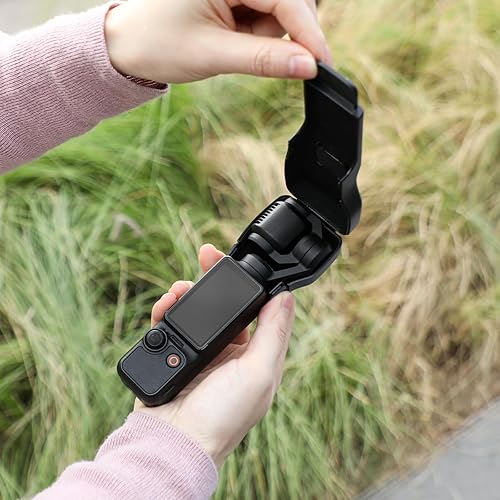 Miniatura 8 de AMAZEAR Funda protectora de pantalla de cardán para DJI Osmo Pocket 3 accesorios, tapa de lente rígida para cámara Xtra Muse Gimbal Vlog con forro