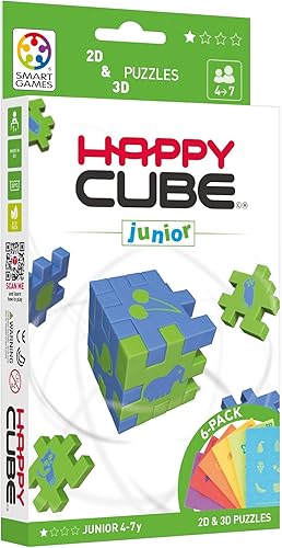 Happy HCJ300 Junior - Caja de cartón 3D, rompecabezas de 6 a partir de 3 años