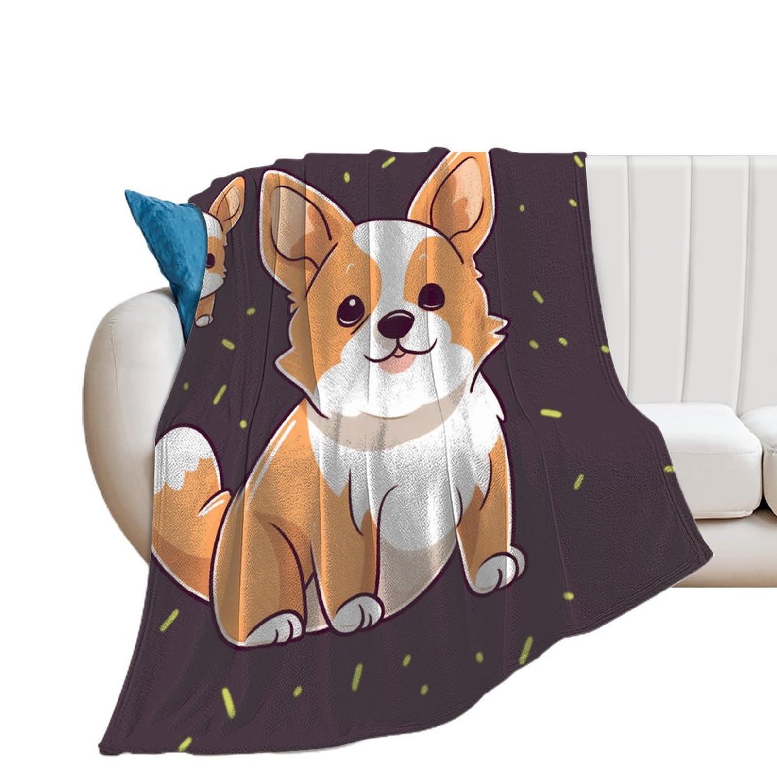 Couverture de lit corgi mignonne pour ne plus jamais avoir froid en hiver