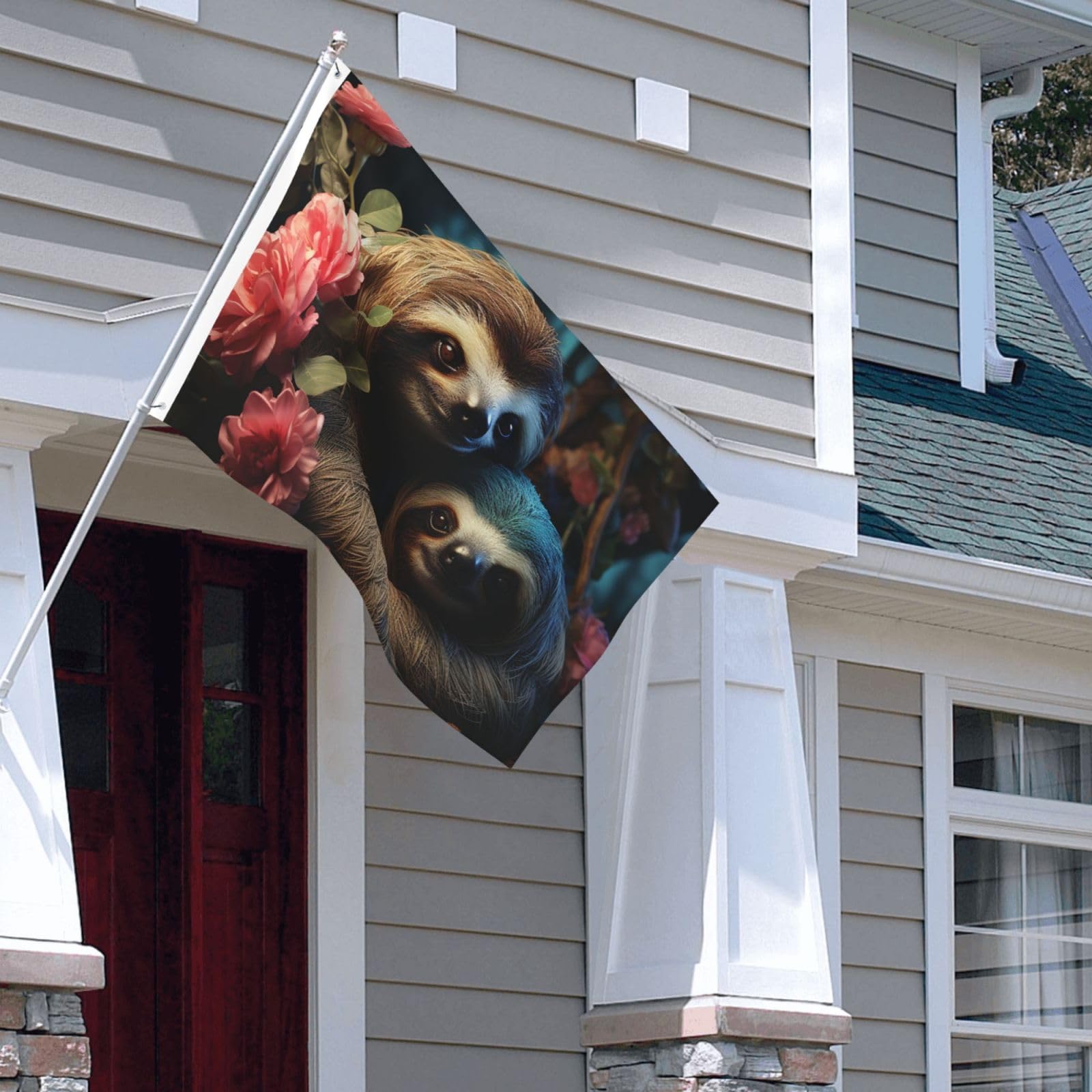 Drapeau robuste pour extérieur résistant à tous les temps avec œillets solides - 8