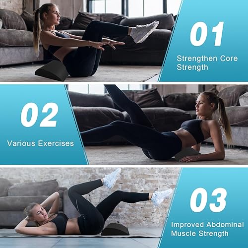 Miniatura 4 de LaiAo AB Mat AB - Alfombrilla de ejercicio para sentarse, alfombrilla de entrenamiento de núcleo abdominal para una gama completa de movimiento