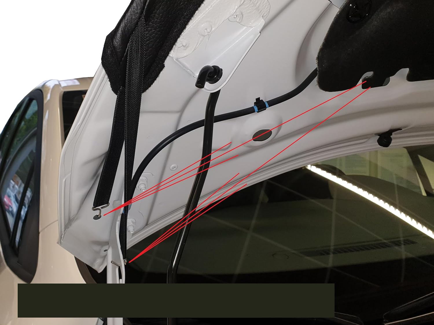 AB3-00462 Carbon Fiber Look Hood Bra Compatible with Nissan Micra Since 2017 Front End Nose Mask Bonnet Bra