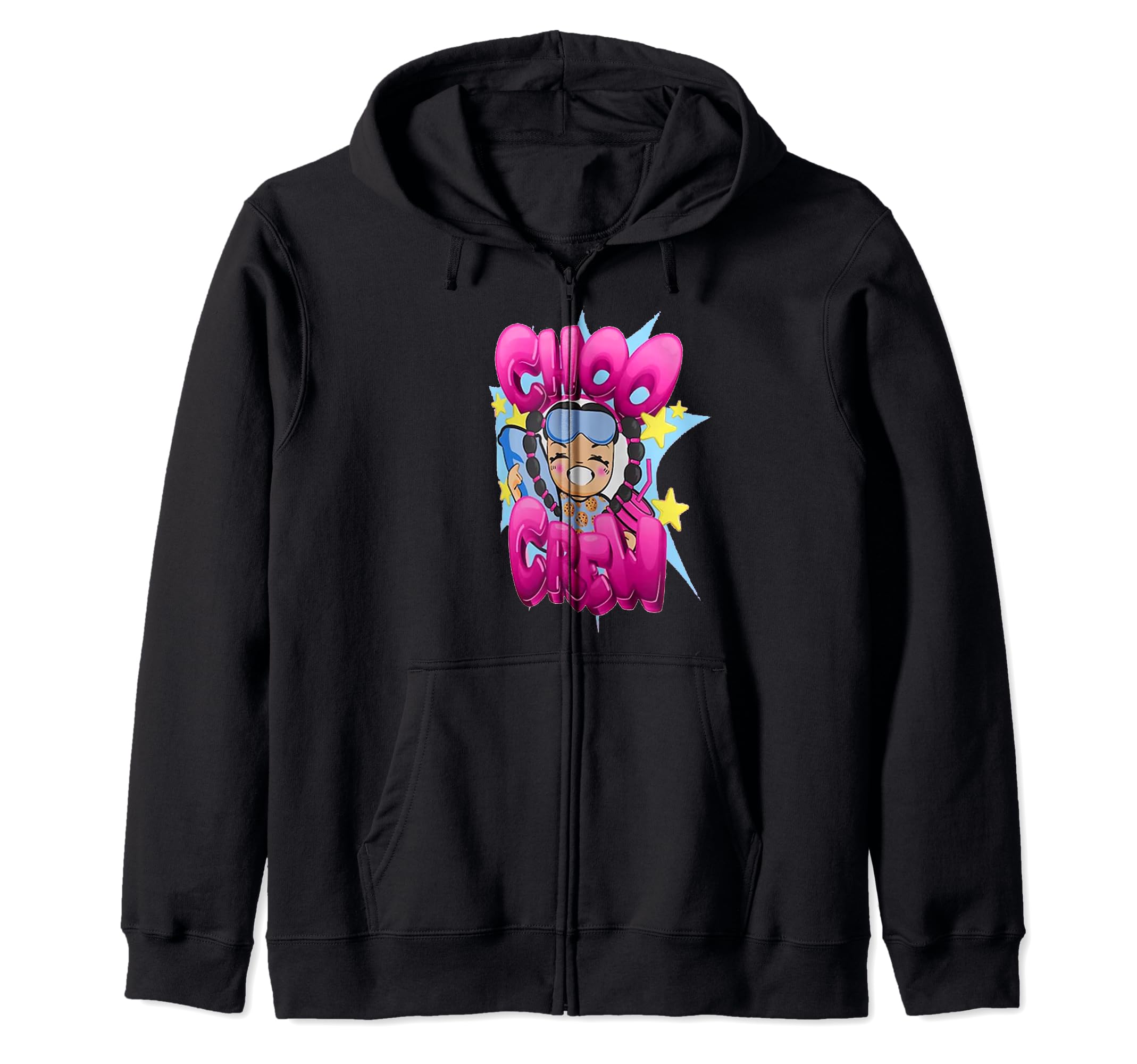 Wendy Choo Pink Choo Crew Zip Hoodie