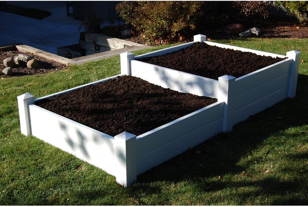 Dura-Trel, Inc. Split Level Rectangular Bed/Sand Box Planter