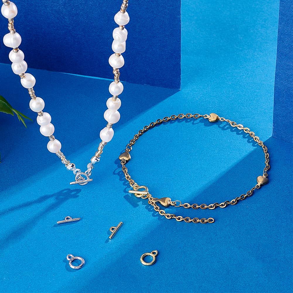 5pz Argento Sterling 925 Ganci per Ciondoli con Anello Aperto, Chiusura Pendente Ganci a Pizzico Connettori per Ciondoli Connettori a Cauzione per la Creazione di Gioielli Collane