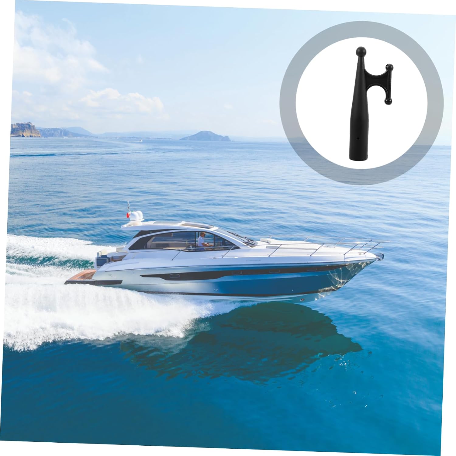 YARNOW Nylon Boat Hook Attachment for Boating Accessories Floating Hook for Mooring Yachts Kayaks and Canoes Replacement for Lifeboat Equipment