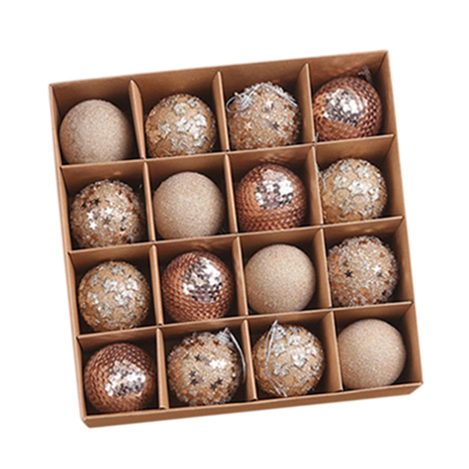 Boules décoratives en mousse champagne pour illuminer votre arbre de mariage