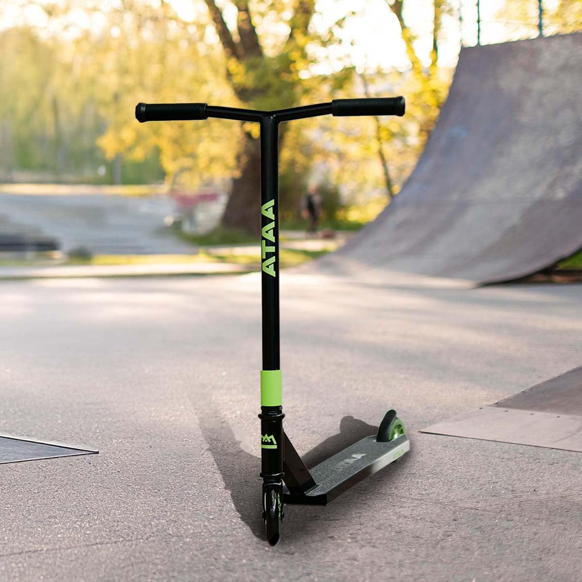 Patinete Freestyle ATAA Arkano para Trucos con Manillar Acero Ruedas PU 100 mm y rodamientos ABEC 9 para 6-12 años